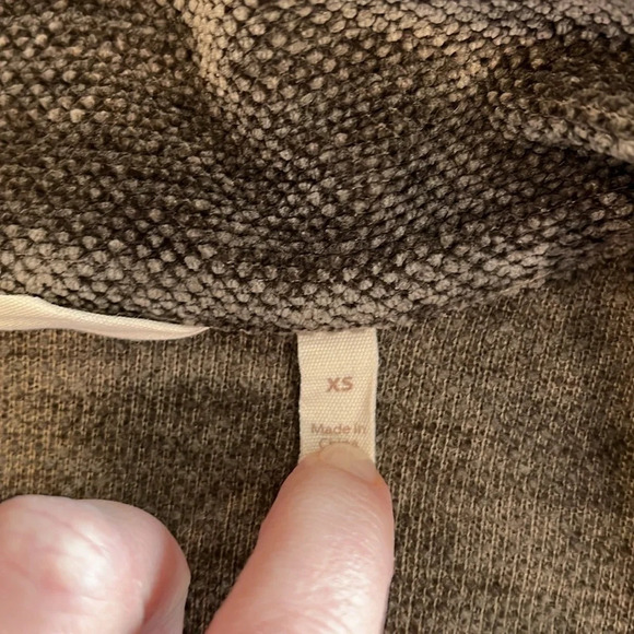 Soft Surroundings - XS, brown and rose gold chenille pull over - Picture 5 of 7